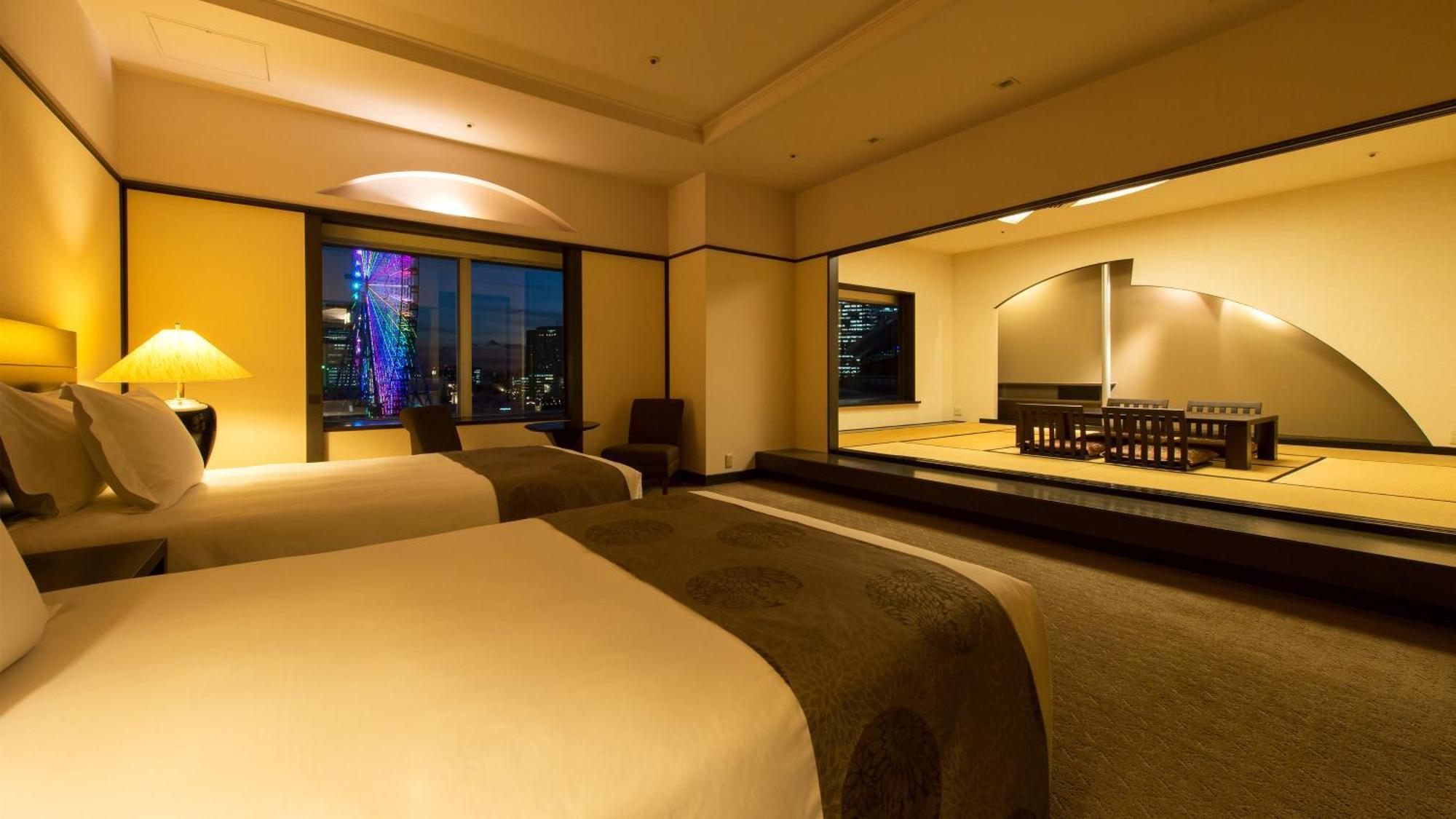 فندق إنتركونتيننتال يوكوهاما غراند يوكوهامَ المظهر الخارجي الصورة A suite at the hotel
